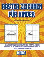 Zeichnen lernen Titel (Raster zeichnen für Kinder - Autos)