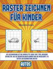 Skizzieren lernen (Raster zeichnen für Kinder - Autos)