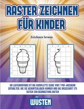 Zeichnen lernen (Raster zeichnen für Kinder - Wüsten)