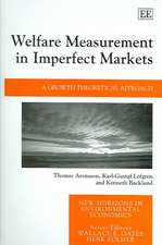 Welfare Measurement in Imperfect Markets – A Growth Theoretical Approach