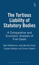 The Tortious Liability of Statutory Bodies: A Comparative and Economic Analysis of Five Cases