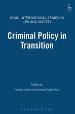 Criminal Policy in Transition