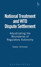 National Treatment and WTO Dispute Settlement