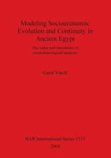 Modeling Socioeconomic Evolution and Continuity in Ancient Egypt