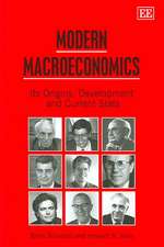 Modern Macroeconomics – Its Origins, Development and Current State