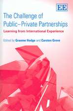 The Challenge of Public–Private Partnerships – Learning from International Experience