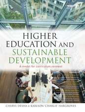 Higher Education and Sustainable Development: A model for curriculum renewal