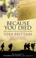 Brittain, V: Because You Died