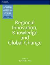 Regional Innovation, Knowledge and Global Change