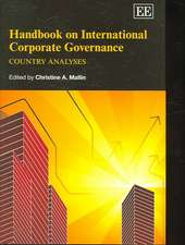 Handbook on International Corporate Governance – Country Analyses