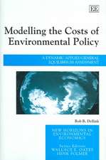 Modelling the Costs of Environmental Policy – A Dynamic Applied General Equilibrium Assessment