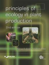 Principles of Ecology in Plant Production