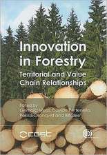 Innovation in Forestry – Territorial and Value Chain Relationships