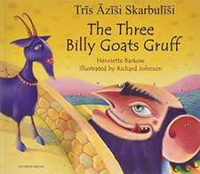 THREE BILLY GOATS GRUFF LATVIAN ENGLISH