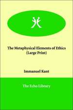 The Metaphysical Elements of Ethics