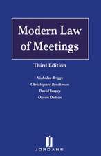 Modern Law of Meetings