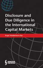 Disclosure and Due Diligence in the International Capital Markets