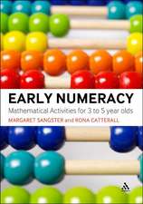 Early Numeracy: Mathematical activities for 3 to 5 year olds