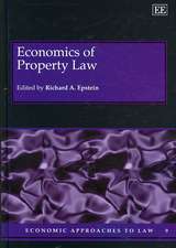 Economics of Property Law