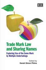 Trade Mark Law and Sharing Names – Exploring Use of the Same Mark by Multiple Undertakings