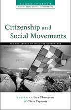 Citizenship and Social Movements