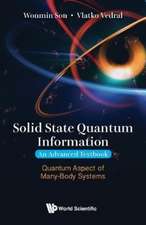 SOLID STATE QUANTUM INFORMATION