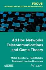 Ad Hoc Networks Telecommunications and Game Theory