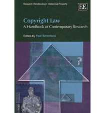 Copyright Law – A Handbook of Contemporary Research