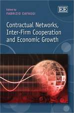 Contractual Networks, Inter–Firm Cooperation and Economic Growth