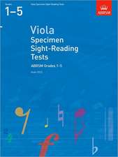 Viola Specimen Sight-Reading Tests, ABRSM Grades 1-5