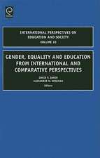 Gender, Equality and Education from International and Comparative Perspectives