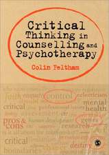 Critical Thinking in Counselling and Psychotherapy