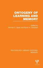 Ontogeny of Learning and Memory (PLE: Memory)