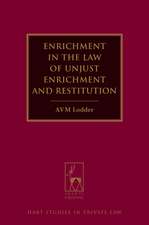 Enrichment in the Law of Unjust Enrichment and Restitution