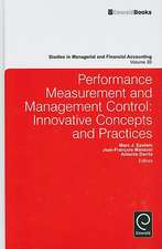 Performance Measurement and Management Control – Innovative Concepts and Practices