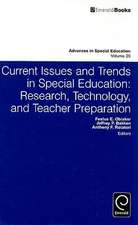 Current Issues and Trends in Special Education – Research, Technology, and Teacher Preparation