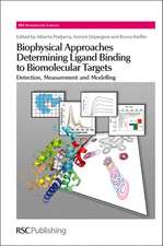 Biophysical Approaches Determining Ligand Binding to Biomolecular Targets: Detection, Measurement and Modelling