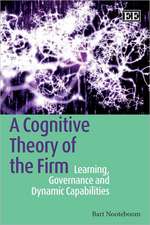 A Cognitive Theory of the Firm – Learning, Governance and Dynamic Capabilities