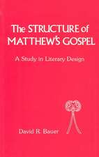 Structure of Matthew's Gospel: A Study in Literary Design