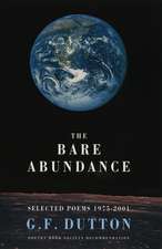 The Bare Abundance: Selected Poems, 1975-2001