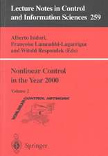 Nonlinear Control in the Year 2000: Volume 2