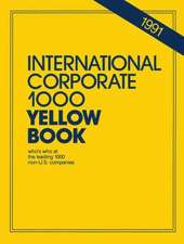 International Corporate 1000 Yellow Book: 1990