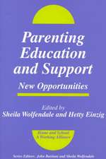 Parenting Education and Support: New Opportunities