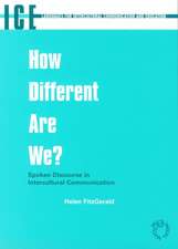 How Different Are We -Nop/058: Spoken Discourse in Intercultural Communication