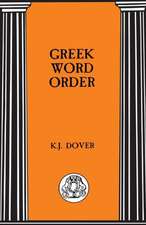 Greek Word Order