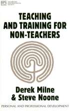 Teaching and Training for Non–Teachers