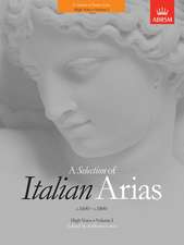 A Selection of Italian Arias 1600-1800, Volume I (High Voice)