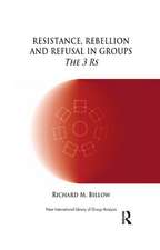 Resistance, Rebellion and Refusal in Groups: The 3 Rs