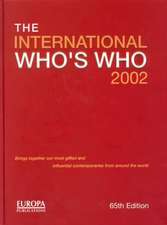 The International Who's Who 2002