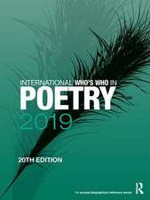 International Who's Who in Poetry 2019